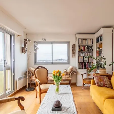 Diderot - Bel Avec Vue Panoramique Sur Paris